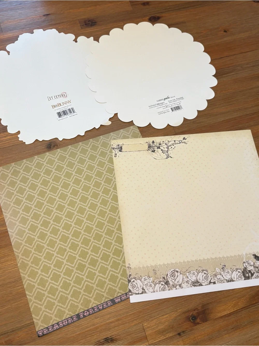 Beautiful scrapbook paper bundle